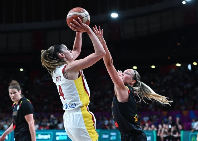 Beļģijas basketbolistes pēdējās sekundēs izcīna otro Eiropas zeltu