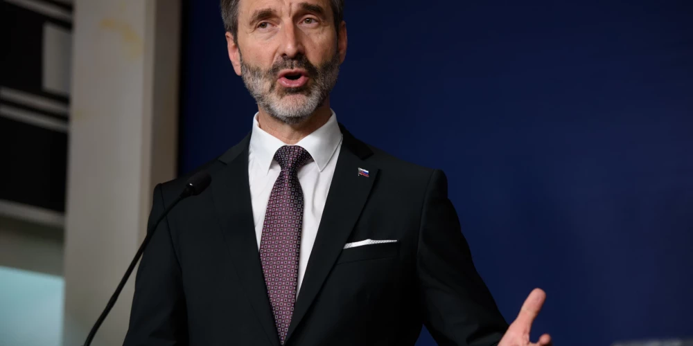 Slovākijas ārlietu ministrs Jurajs Blanārs.  