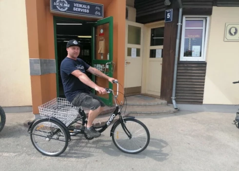 Velosipēdu eksperts Mārtiņš Strazds. Foto: Saldus Zeme, Sz.lv