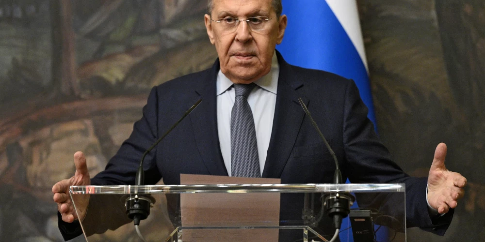 Krievijas ārlietu ministrs Sergejs Lavrovs.
