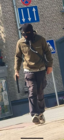 Aculiecinieka foto no notikumiem Rēzeknē.