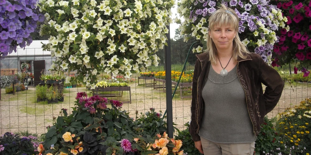 Zemnieku saimniecības "Bites" īpašniece dārzniece Agita Bite