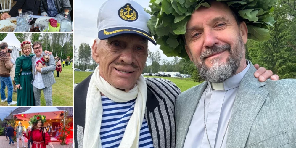 Uzņēmējs Jūlijs Krūmiņš, svinot Jāņus, savā Siguldas īpašumā saaicināja kuplu viesu pulku un slavenus mūziķus un sarīkoja lustīgas svinības, kas tiks iekļautas dokumentālā filmā.