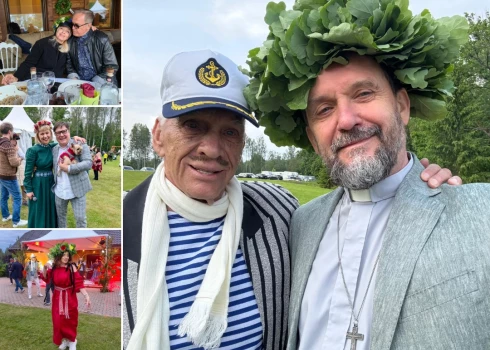 Uzņēmējs Jūlijs Krūmiņš, svinot Jāņus, savā Siguldas īpašumā saaicināja kuplu viesu pulku un slavenus mūziķus un sarīkoja lustīgas svinības, kas tiks iekļautas dokumentālā filmā.