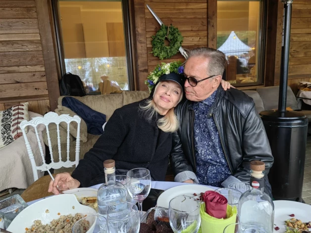 Лайма Вайкуле и Ивар Калниньш.