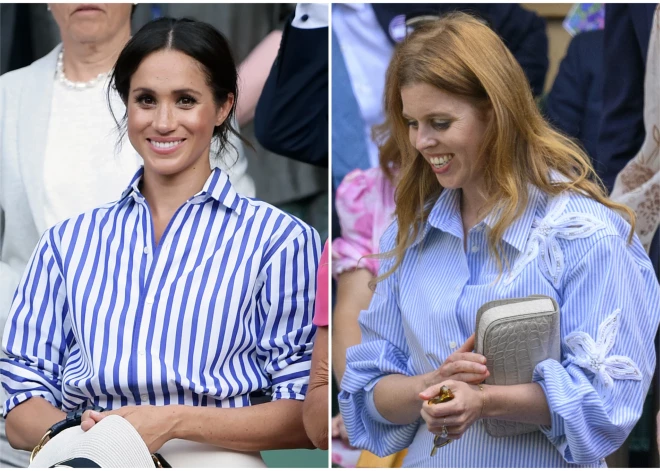 Princese Beatrise Vimbldonā kopē Meganas Mārklas stilu