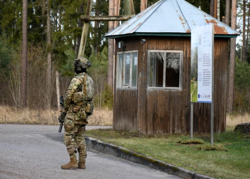 Latvijas-Baltkrievijas robeža Kaplavas pagastā./Ilustratīvs attēls.