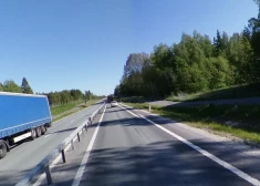Дорога E67 в Эстонии.