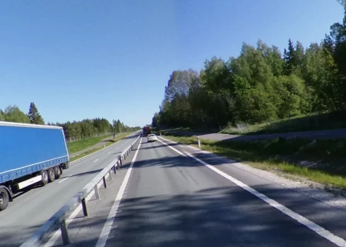 Дорога E67 в Эстонии.