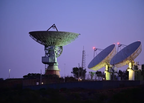 Радиотелескопы NASA в Австралии.