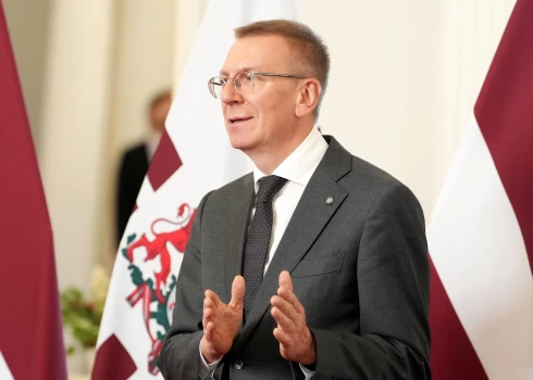 Президент Латвии Эдгар Ринкевич.
