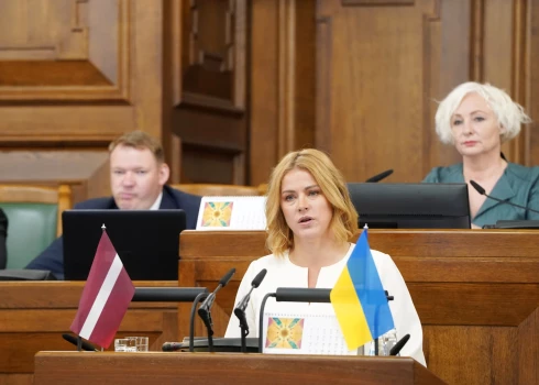 Ministru prezidente Evika Siliņa. 