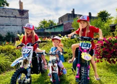 "Turbo māsas" Sudmales uz močiem traucas kā raķetes - jaunākajai ir tikai trīs gadu