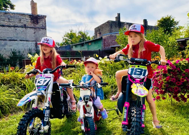 "Turbo māsas" Sudmales uz močiem traucas kā raķetes - jaunākajai ir tikai trīs gadu