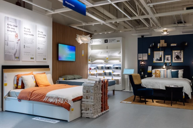 Новый мини-магазин представляет собой "окно" в полный ассортимент IKEA.