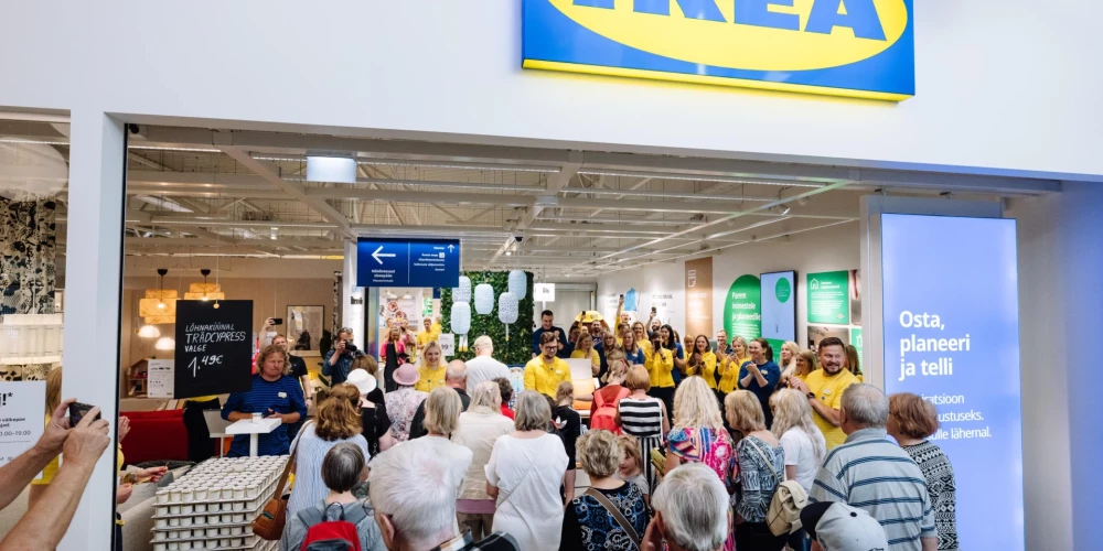 IKEA в Пярну стала третьей торговой точкой в Эстонии и девятой в странах Балтии.
