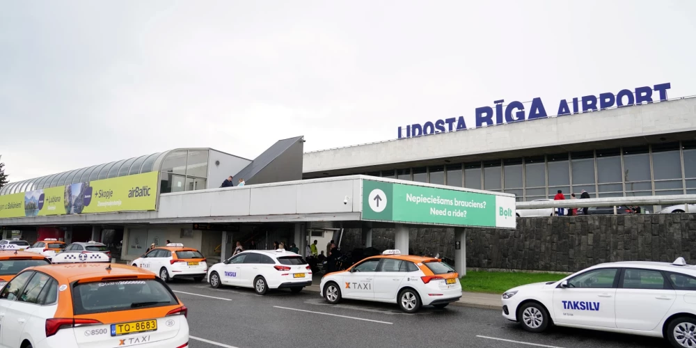 RIX Rīgas lidostas teritorija.