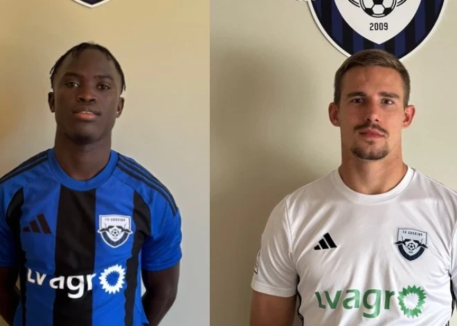 "Grobiņa" papildina sastāvu ar uzbrucējiem Artjomu Puzirevski un Papsu Dudu