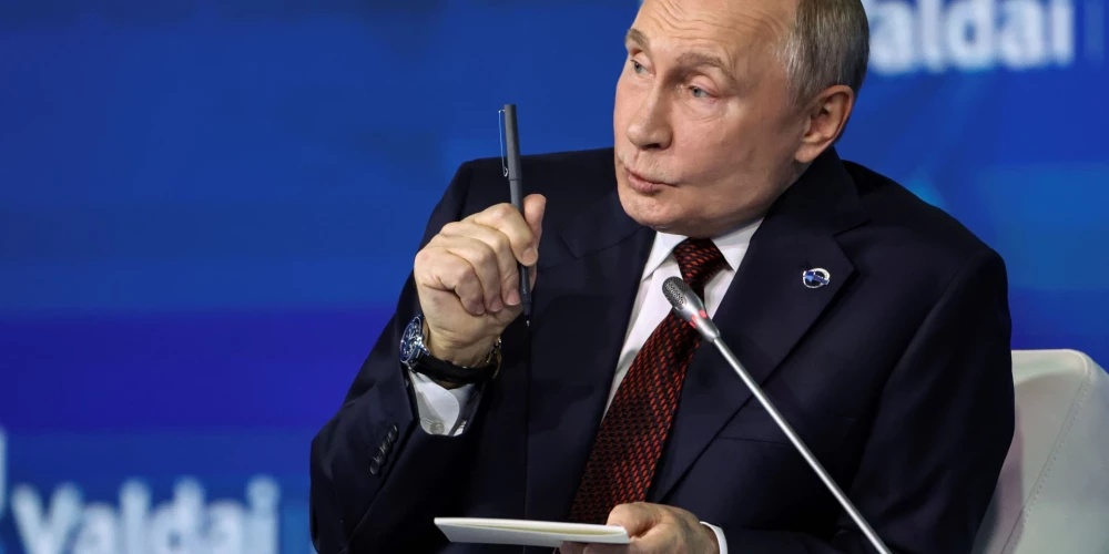 Krievijas diktators Vladimirs Putins (foto: Scanpix / AP)