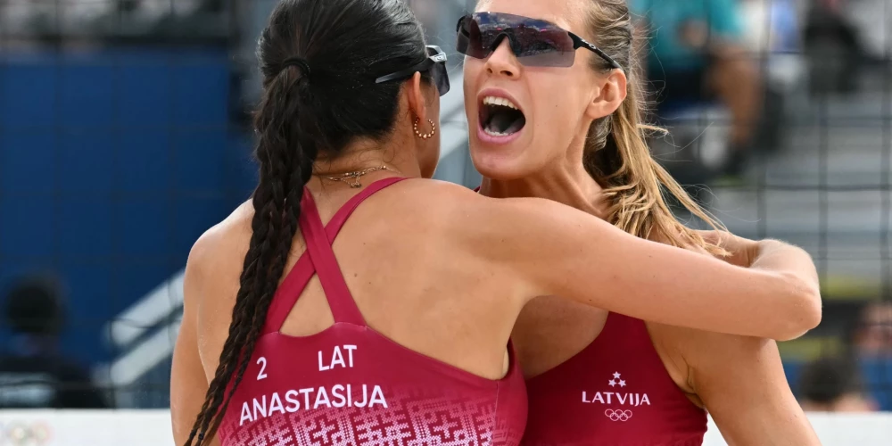 Tīna Graudiņa un Anastasija Samoilova. 