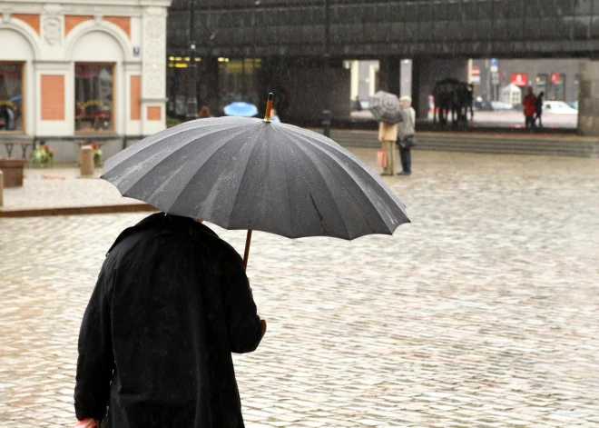 Sestdien Latvijā gaidāms mākoņains un lietains laiks