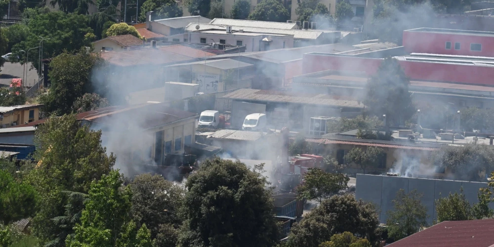 Degvielas uzpildes stacijas eksplozijā Romā cietuši 45 cilvēki. 