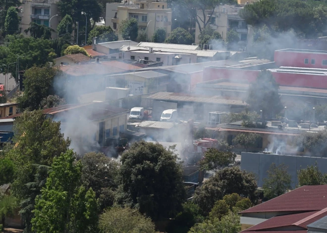 Degvielas uzpildes stacijas eksplozijā Romā cietuši 45 cilvēki