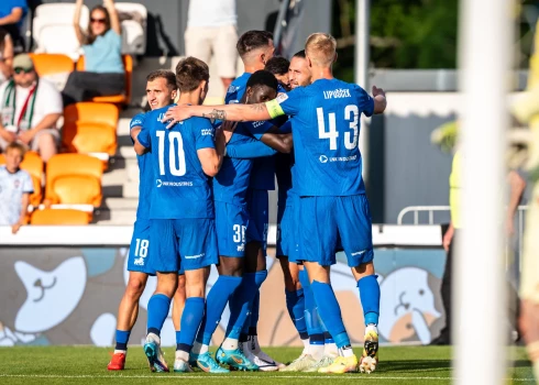 RFS Rīgā svinēja uzvaru "Tonybet" Latvijas futbola virslīgas 22. kārtas pirmajā spēlē.