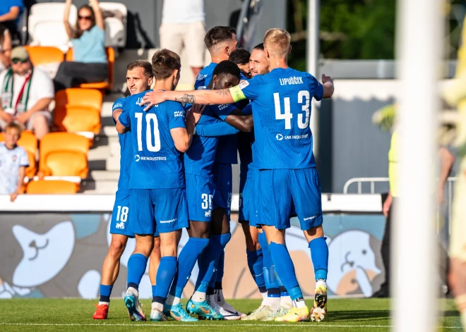 RFS uzvara Latvijas futbola virslīgas 22. kārtas spēlē