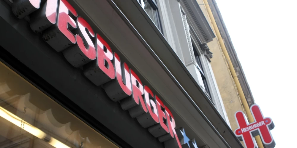 Somijas ātrās ēdināšanas tīkla "Hesburger" restorāns.