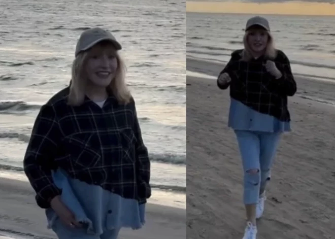 VIDEO: skraida gar jūru un "draud" Maksimam Galkinam - Allas Pugačovas ģimenes idille Latvijā