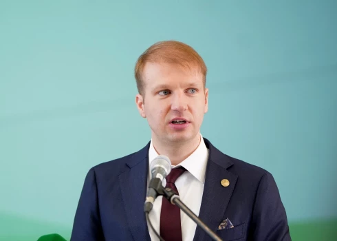 Klimata un enerģētikas ministrs Kaspars Melnis.