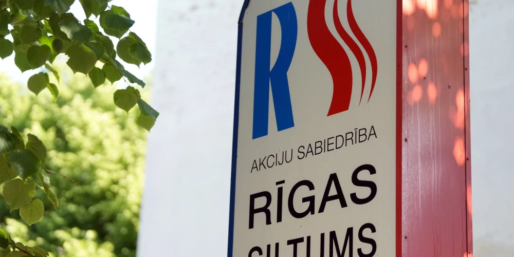 AS "Rīgas siltums" uzraksts.