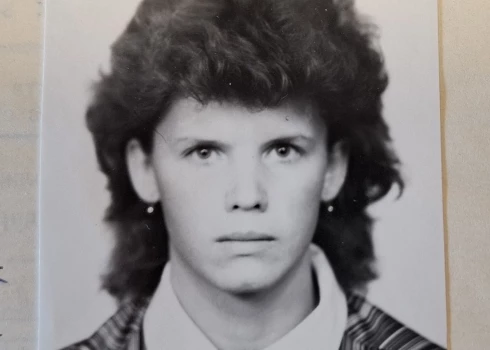 Baiba Laizāne (tagad – Braže) pirms 35 gadiem.