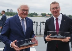 Vācijas prezidents Rīgā: Krievijas agresijas dēļ Vācijai un Baltijai jāturas kopā