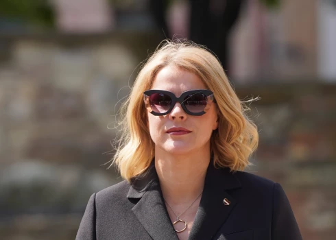 Ministru prezidente Evika Siliņa. 