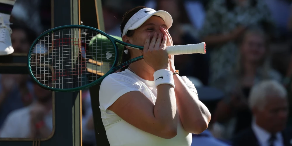 ASV tenisiste Amanda Aņisimova. 