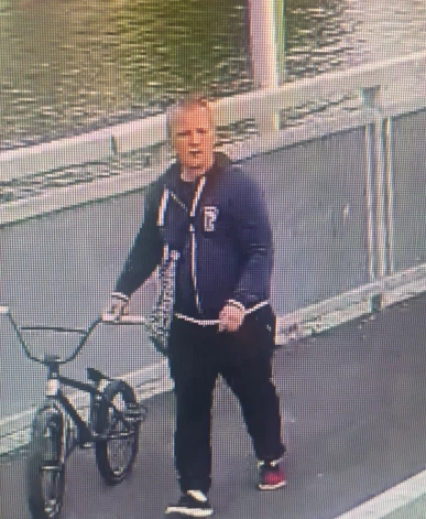 Policija meklē vīrieti saistībā ar iespējamu velosipēda zādzību Liepājā.