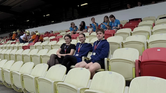 Aizvadīta pirmā mēģinājumu diena Daugavas stadionā.