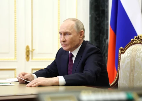 Krievijas vadonis Vladimirs Putins 2025. gada 22. maijā.