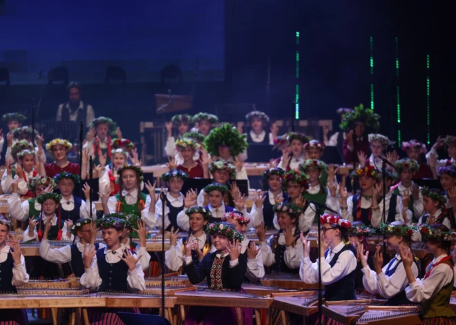 Svētku sestā diena: pūtēju koncerts Ķīpsalā, kokļu mūzika baznīcā un tērpu parāde VEF pilī