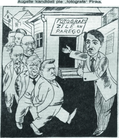 Karikatūra par Finku