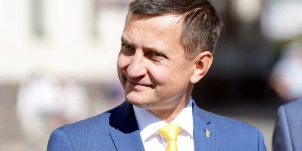 Zemkopības ministrs Armands Krauze (ZZS).