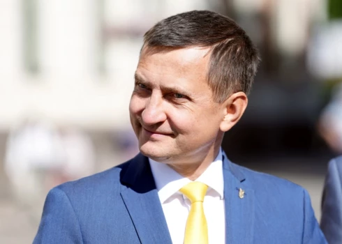 Zemkopības ministrs Armands Krauze (ZZS).