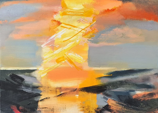 Intas Celmiņas “Krāsa un laiks” galerijā “Jēkabs”