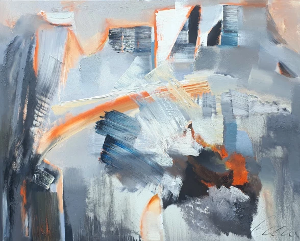 Inta Celmiņa. “Pilsēta un upe” (2025, a/e).