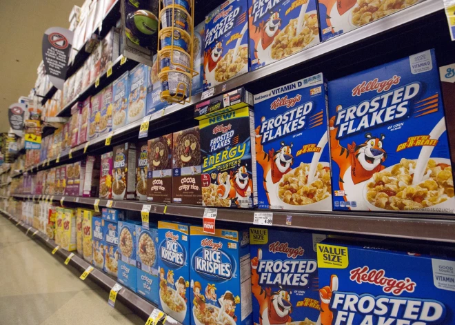 "Ferrero" iegādāsies ASV brokastu pārslu ražotāju "WK Kellogg" par 3,1 miljardu dolāru