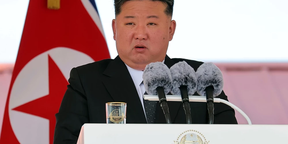 Ziemeļkorejas līderis Kims Čenuns.