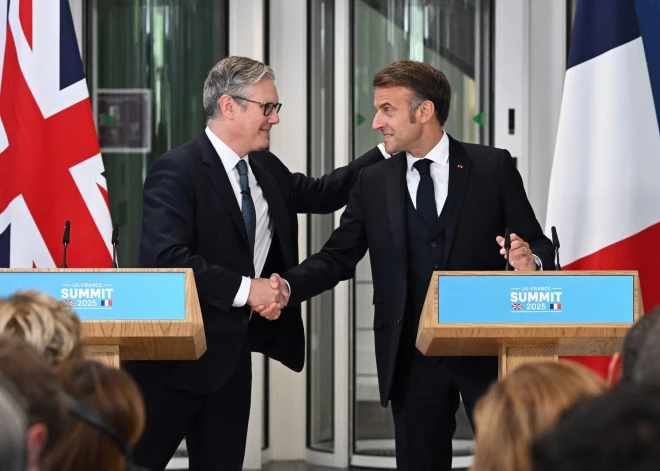 Lielbritānija un Francija ir panākušas vienošanos par kopīgiem pasākumiem nelegālās migrācijas mazināšanai