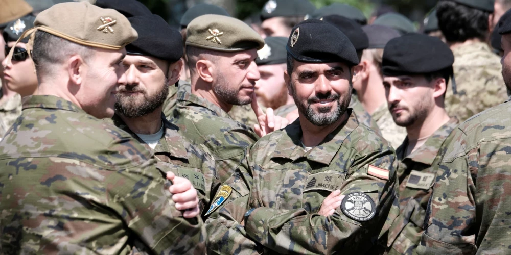  NATO daudznacionālā brigāde Latvijā.